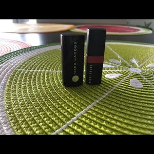 Marc Jacobs and Bobby Brown mini lipstick 💄